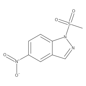1-(methylsulfonyl)-5-nitro-1H-indazole Structure