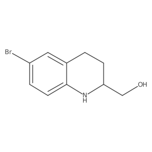 6-Bromo-1,2,3,4-tetrahydro-2-quinolinemethanol结构式