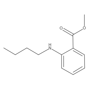 Methyl 2-(butylamino)benzoate Structure