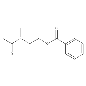 2-[Acetyl(methyl)amino]ethyl benzoate Structure
