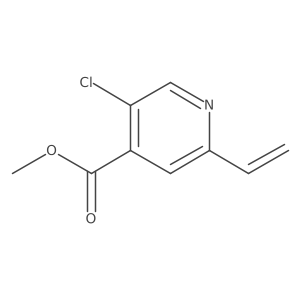 Methyl 5-chloro-2-ethenyl-4-pyridinecarboxylate Structure