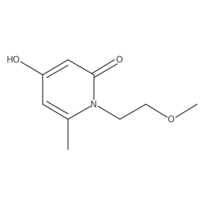 4-hydroxy-1-(2-methoxyethyl)-6-methylpyridin-2(1H)-one Structure