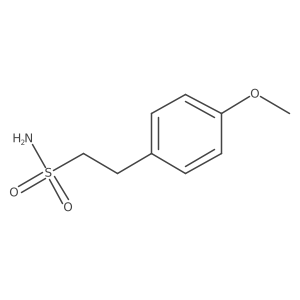 2-(4-Methoxyphenyl)ethane-1-sulfonamide结构式