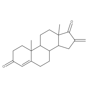(10R,13S)-10,13-dimethyl-16-methylidene-1,2,6,7,8,9,11,12,14,15-decahydrocyclopenta[a]phenanthrene-3,17-dione Structure