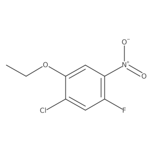 1-Chloro-2-ethoxy-5-fluoro-4-nitrobenzene Structure