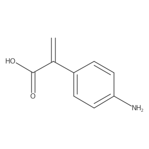 2-(4-Aminophenyl)prop-2-enoic acid Structure