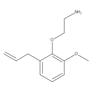 2-(2-Methoxy-6-prop-2-enylphenoxy)ethanamine结构式