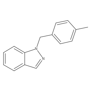 1-(4-methylbenzyl)-1H-indazole结构式