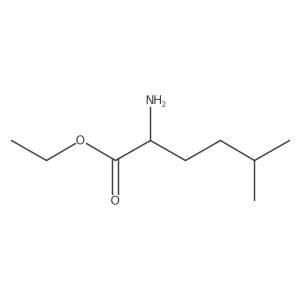 Ethyl 2-amino-5-methylhexanoate结构式