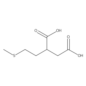 2-[2-(Methylsulfanyl)ethyl]butanedioic acid结构式
