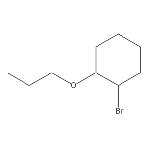 1-Bromo-2-propoxycyclohexane Structure