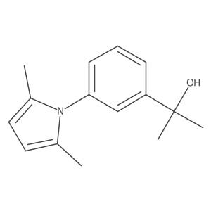 2-[3-(2,5-dimethyl-1H-pyrrol-1-yl)phenyl]propan-2-ol Structure