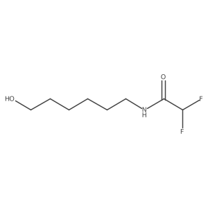 2,2-Difluoro-N-(6-hydroxyhexyl)acetamide结构式