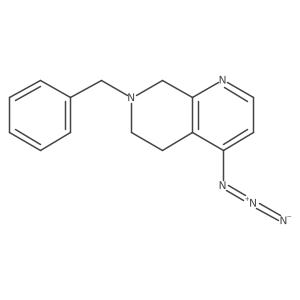 4-Azido-7-benzyl-5,6,7,8-tetrahydro-1,7-naphthyridine结构式