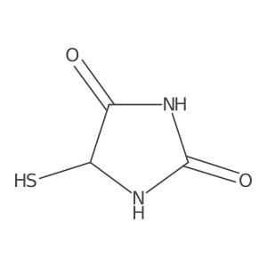 2,4-Imidazolidinedione,5-mercapto-结构式