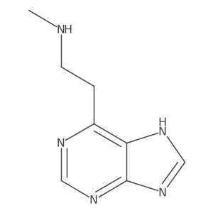 N-methyl-2-(7H-purin-6-yl)ethanamine Structure