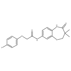 N-(3,3-dimethyl-4-oxo-2,3,4,5-tetrahydrobenzo[b][1,4]oxazepin-8-yl)-2-(4-fluorophenoxy)acetamide Structure