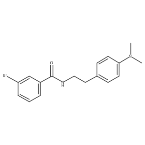 3-bromo-N-(4-(dimethylamino)phenethyl)benzamide Structure