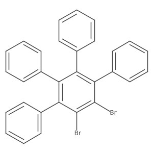 3',4'-Dibromo-5',6'-diphenyl-1,1':2',1''-terphenyl Structure