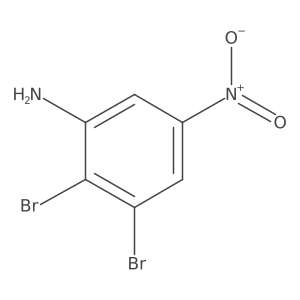 2,3-Dibromo-5-nitrobenzenamine结构式