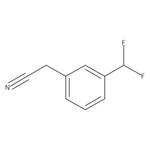 2-(3-(Difluoromethyl)phenyl)acetonitrile Structure