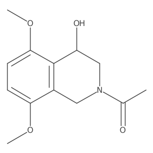 1-(3,4-Dihydro-4-hydroxy-5,8-dimethoxy-2(1H)-isoquinolinyl)ethanone Structure