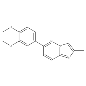 6-(3,4-Dimethoxy-phenyl)-2-methyl-imidazo[1,2-b]pyridazine Structure