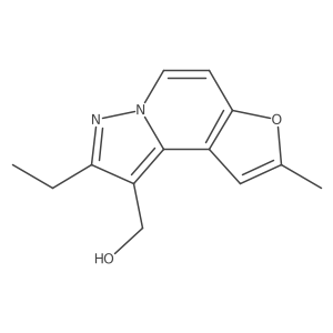 2-Ethyl-8-methylfuro[3,2-c]pyrazolo[1,5-a]pyridine-1-methanol Structure