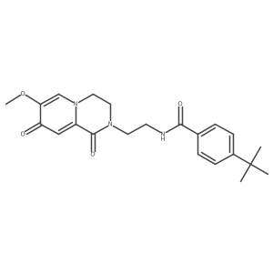 4-tert-butyl-N-(2-{7-methoxy-1,8-dioxo-1H,2H,3H,4H,8H-pyrido[1,2-a]pyrazin-2-yl}ethyl)benzamide Structure