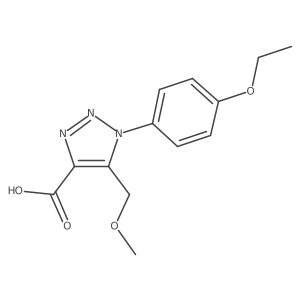 1-(4-ethoxyphenyl)-5-(methoxymethyl)-1H-1,2,3-triazole-4-carboxylic acid Structure