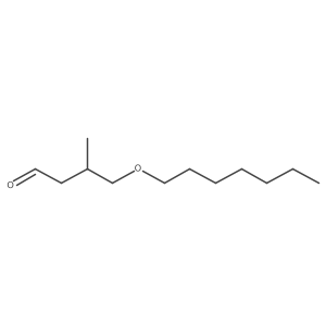 Butanal, 4-(heptyloxy)-3-methyl-结构式