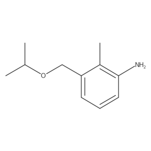 2-Methyl-3-[(propan-2-yloxy)methyl]aniline结构式