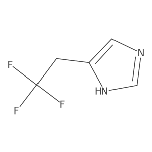 FC(F)(F)Cc1cnc[nH]1结构式