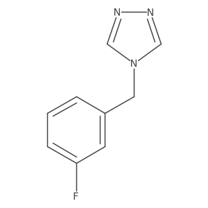 4-(3-Fluorobenzyl)-4h-1,2,4-triazole结构式