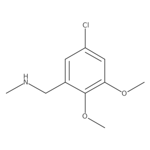 [(5-Chloro-2,3-dimethoxyphenyl)methyl](methyl)amine Structure