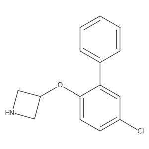 3-((5-Chloro-[1,1'-biphenyl]-2-yl)oxy)azetidine Structure
