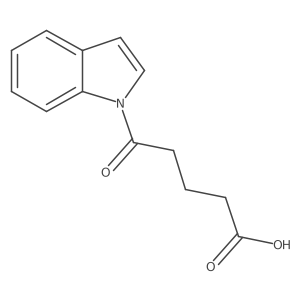 5-Indol-1-yl-5-oxopentanoic acid Structure