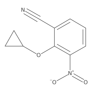 2-Cyclopropoxy-3-nitrobenzonitrile Structure