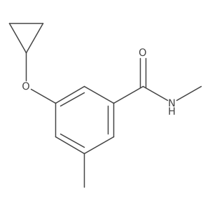 3-Cyclopropoxy-N,5-dimethylbenzamide Structure