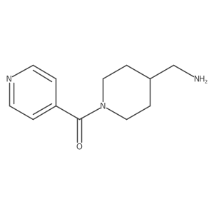 [(1-Isonicotinoylpiperidin-4-yl)methyl]amine结构式