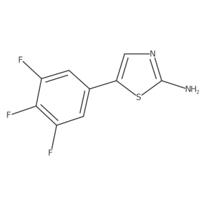 5-(3,4,5-Trifluorophenyl)thiazol-2-amine Structure
