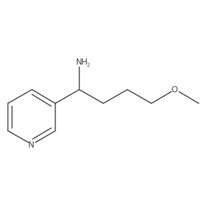 4-Methoxy-1-(pyridin-3-yl)butan-1-amine Structure