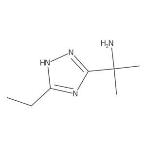 2-(5-ethyl-1H-1,2,4-triazol-3-yl)propan-2-amine Structure