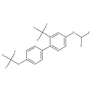 4-(Difluoromethoxy)-4'-(trifluoromethoxy)-2-(trifluoromethyl)-1,1'-biphenyl Structure