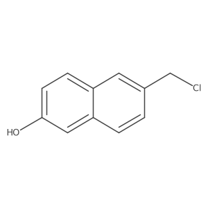 2-(Chloromethyl)-6-hydroxynaphthalene结构式