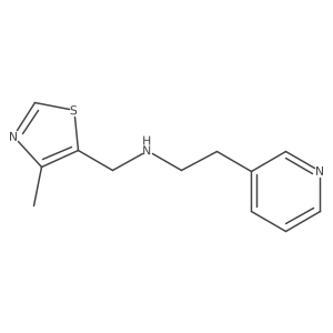 N-(4-methylthiazol-5-ylmethyl)-N-(2-pyridin-3-ylethyl)amine Structure