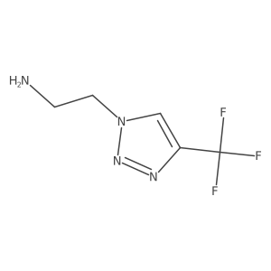 2-(4-(Trifluoromethyl)-1H-1,2,3-triazol-1-yl)ethanamine Structure
