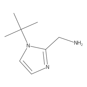(1-tert-butyl-1H-imidazol-2-yl)methanamine Structure