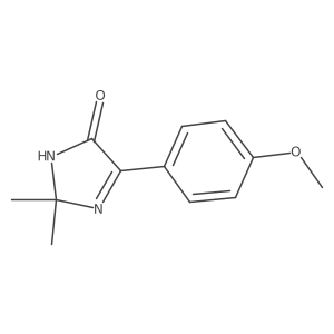 5-(4-methoxyphenyl)-2,2-dimethyl-2,3-dihydro-4H-imidazol-4-one Structure