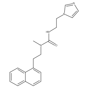 Urea, Na(2)-[2-(1H-imidazol-1-yl)ethyl]-N-methyl-N-[2-(1-naphthalenyl)ethyl]-结构式